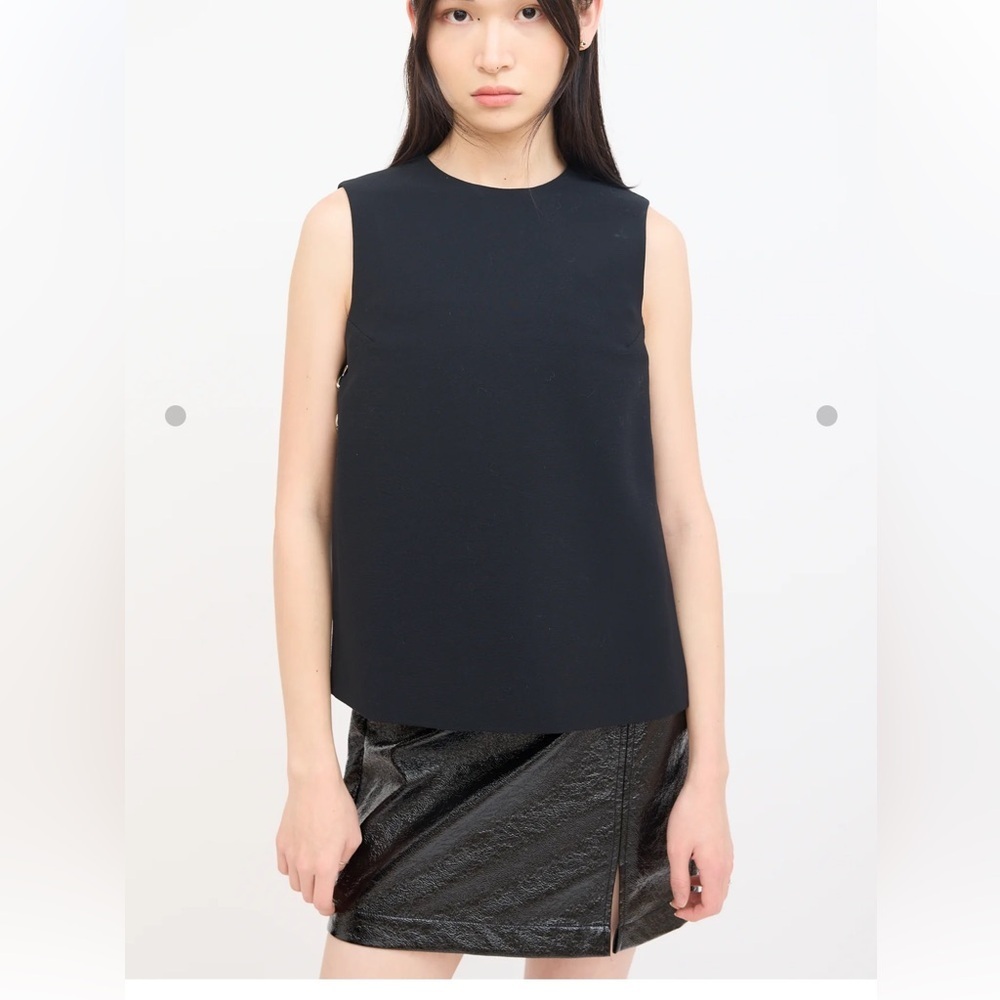 Alexander Wang Black Embellished Sleeveless Top 4 hardware